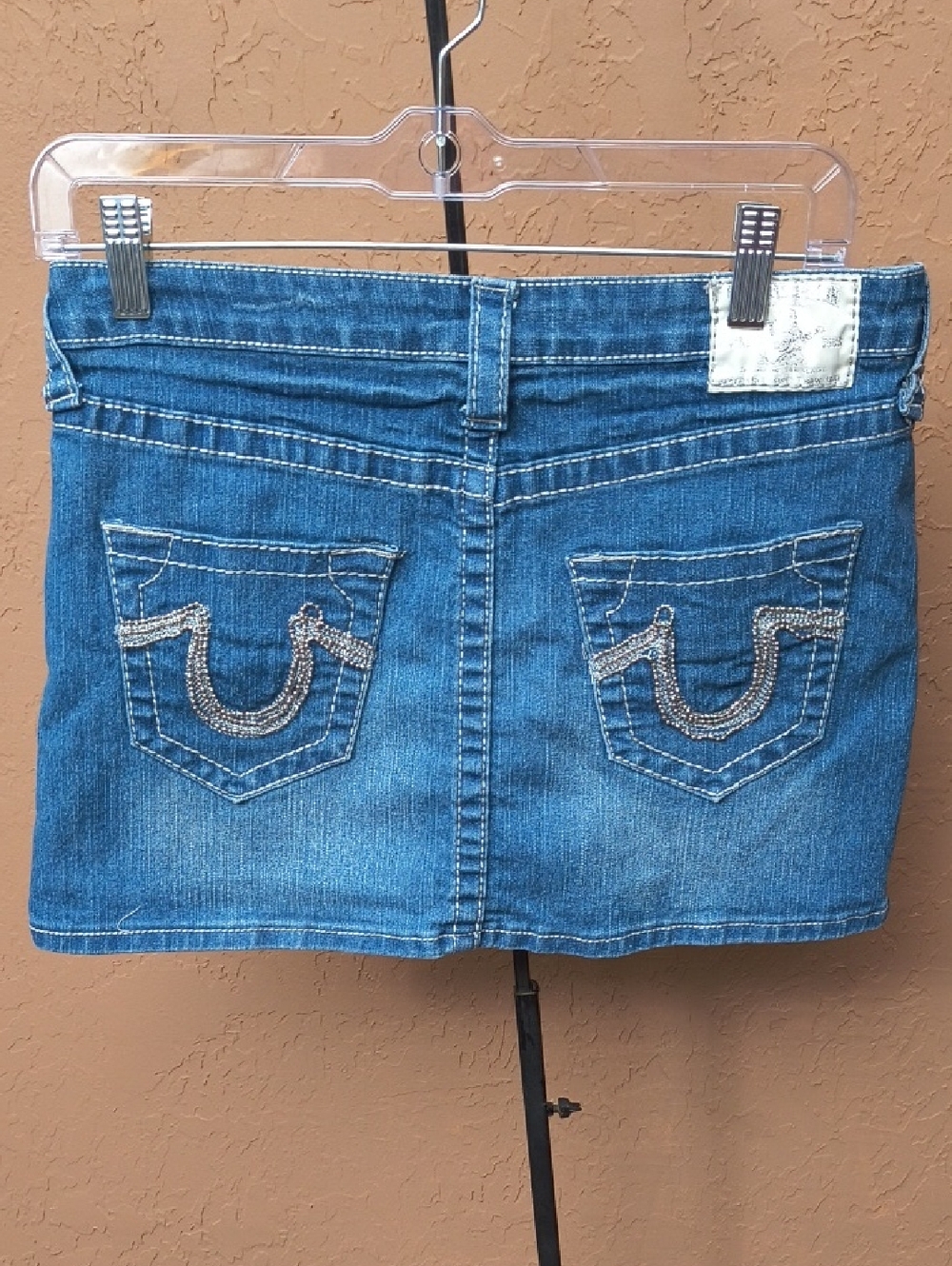 True Religion Women's Y2K Denim Mini Skirt Size 29